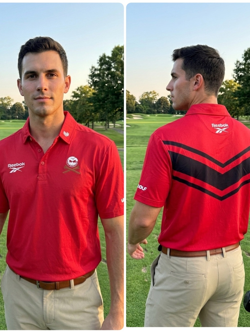 Rare CRUSHERS GC Reebok Official TEAM POLO Discontinued Color